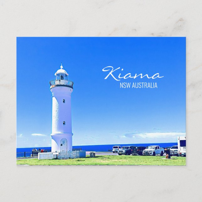 Kiama fyr NSW Australien Vykort (Framsida)