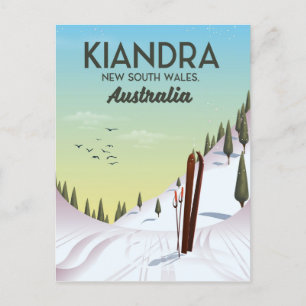 Kiandra New South Wales Australia Ski Vykort