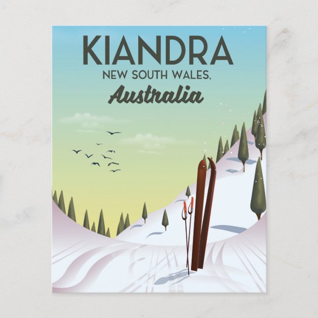 Kiandra New South Wales Australien Skidåkning (Framsida)