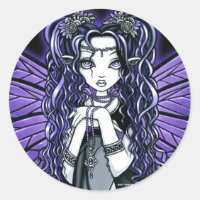 "Kiara" Gothic Butterfly Fairy Princess Stickers