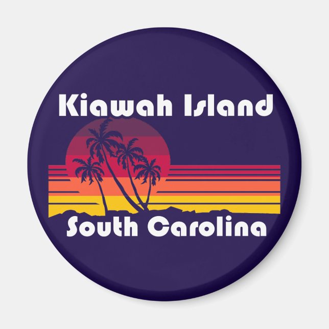 Kiawah Island Beach South Carolina Magnet (Framsidan)