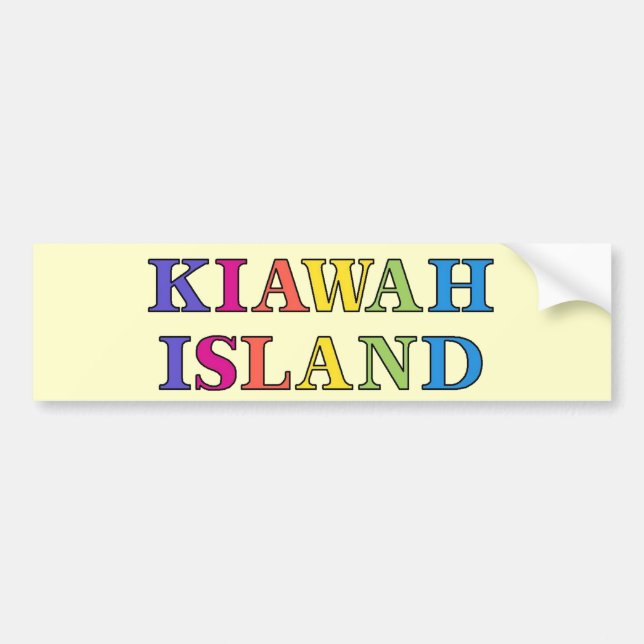 Kiawah Island Bildekal (Framsidan)