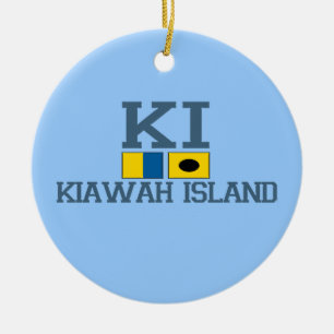 Kiawah Island. Julgransprydnad Keramik