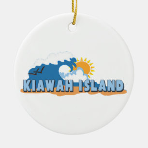 Kiawah Island. Julgransprydnad Keramik