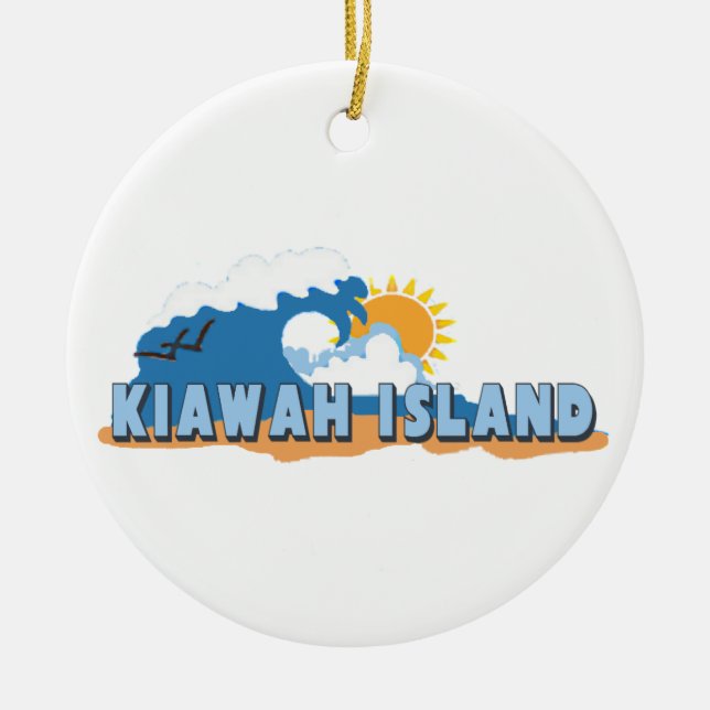 Kiawah Island. Julgransprydnad Keramik (Framsidan)