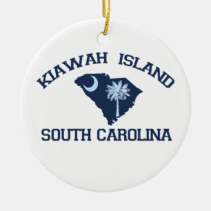 Kiawah Island. Julgransprydnad Keramik