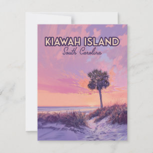 Kiawah Island South Carolina Beach Handflatan Träd