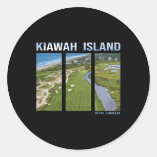 Kiawah Island South Carolina Family Golf Vacation Runt Klistermärke