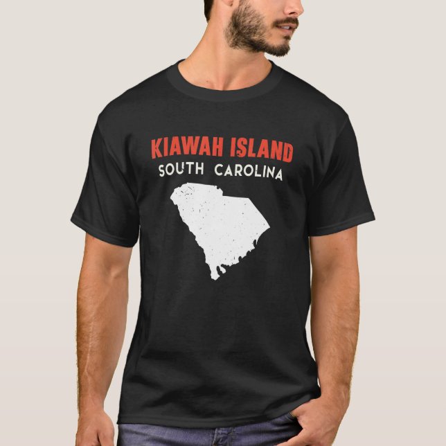 Kiawah Island South Carolina Förenta staterna Amer T Shirt (Framsida)
