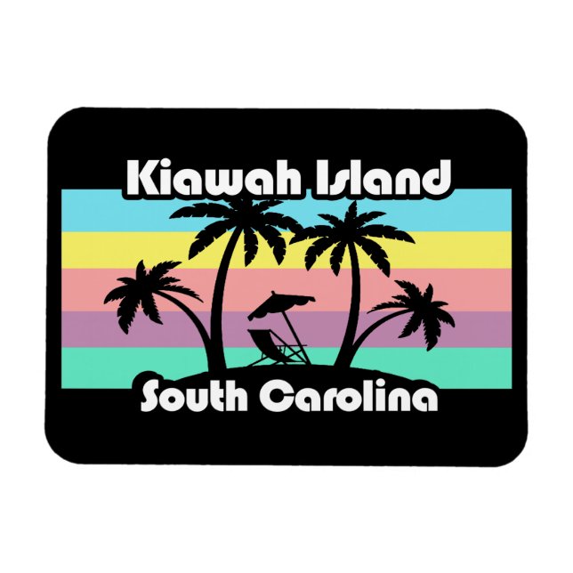 Kiawah Island South Carolina Magnet (Horisontell)