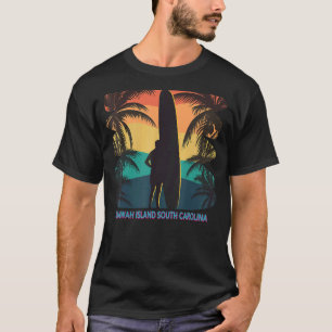Kiawah Island South Carolina Sc Handflatan Träd Su T Shirt