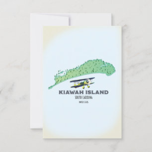 Kiawah Island South Carolina USA karta
