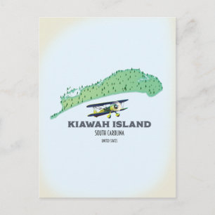 Kiawah Island South Carolina USA karta Vykort