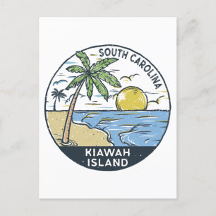 Kiawah Island South Carolina Vintage Vykort