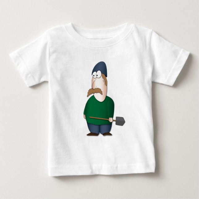 Kibbutz Man ("Kibbutznick") Tee Shirt (Framsida)