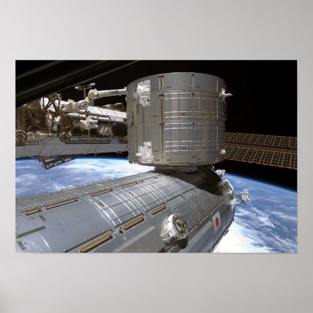 Kibo Japansk trycksatt modul 2 Poster (Framsidan)