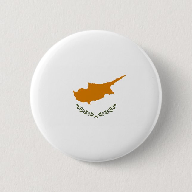 Kıbrıs Cumhuriyeti - Cypern Flagga Knapp (Framsida)