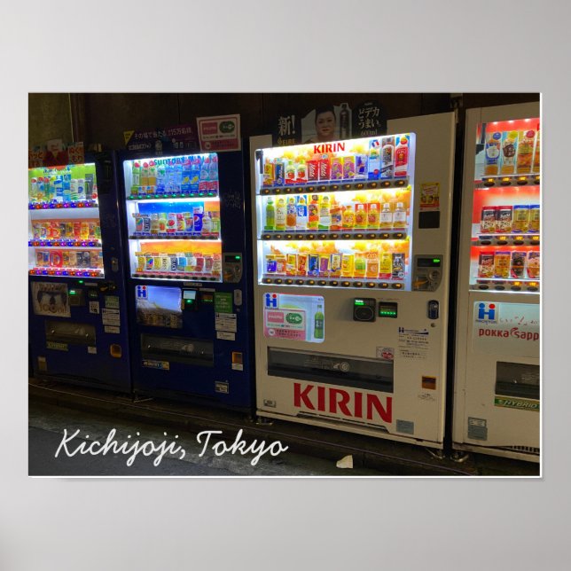 Kichijoji, poster i Tokyo i maskin (Framsidan)