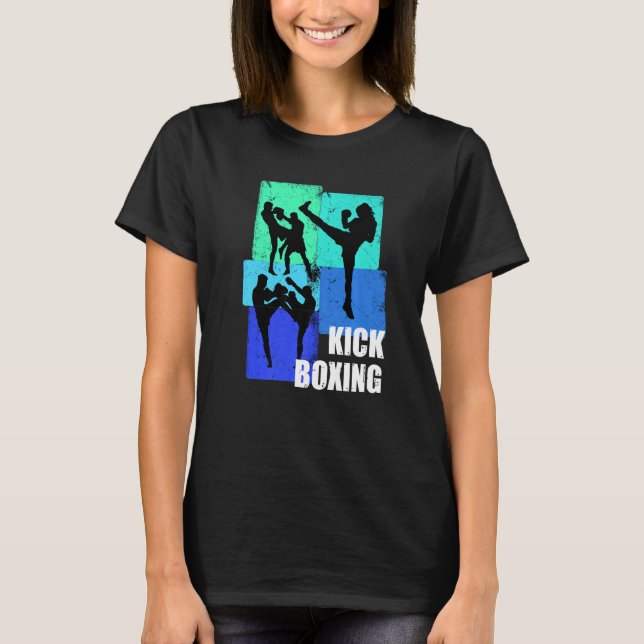 Kick Boxing Clothing for Kick Boxer Gear Kick Boxi T Shirt (Framsida)