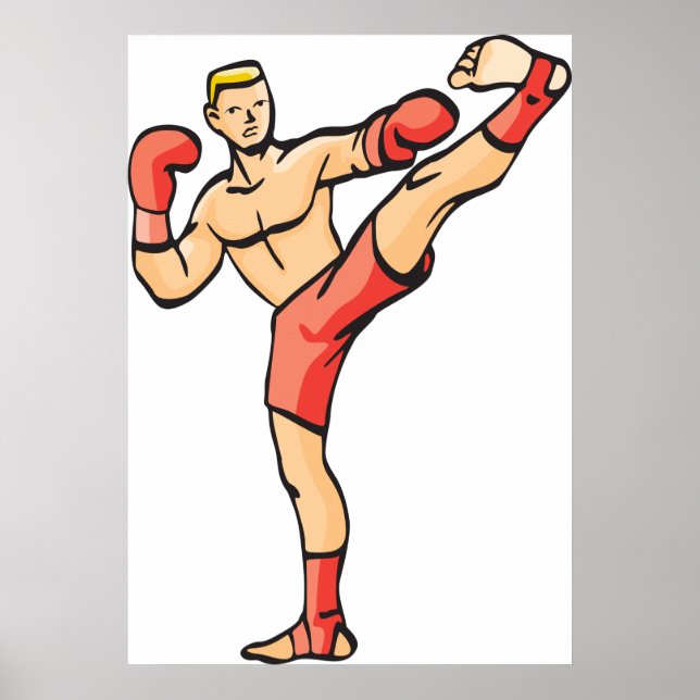 Kick Boxing Poster (Framsidan)