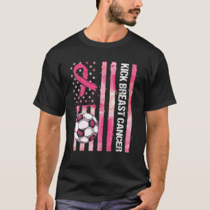 Kick Breast Cancer Awareness Rosa Ribbon Su T Shirt