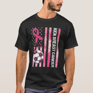 Kick Breast Cancer Awareness Rosa Ribbon Su T Shirt