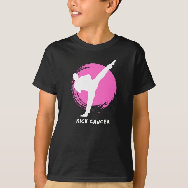 Kick Cancer T Shirt (Framsida)