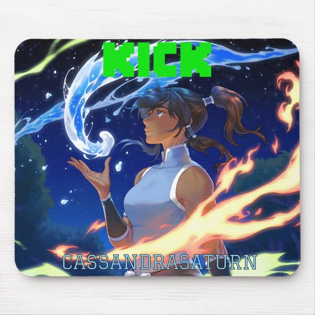 KICK CassandraSaturn Mousepad Musmatta (Framsidan)