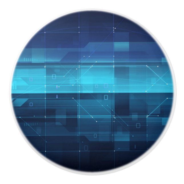 Kick - digital bakgrund för tech knopp (Framsidan)