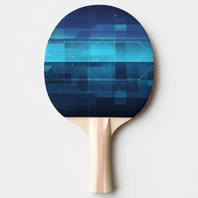 Kick - digital bakgrund för tech pingisracket (Framsidan)