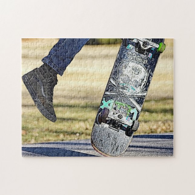 Kick Flip it Painterly Pussel (Horisontell)