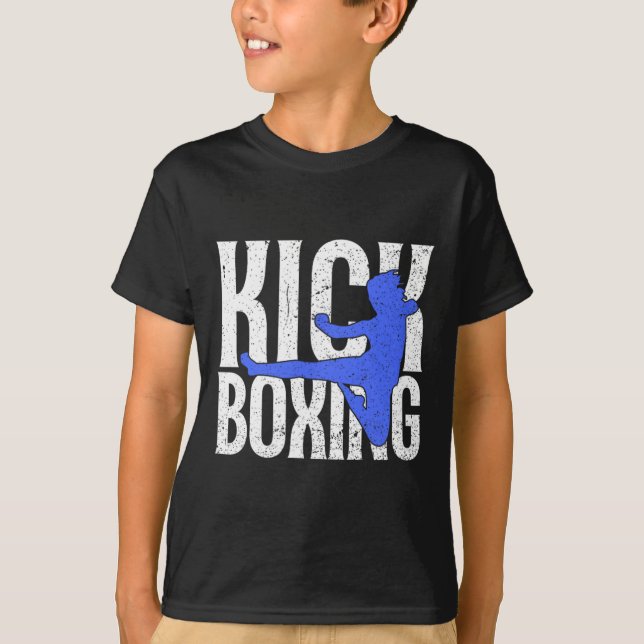 Kick In Kickboxing  T Shirt (Framsida)