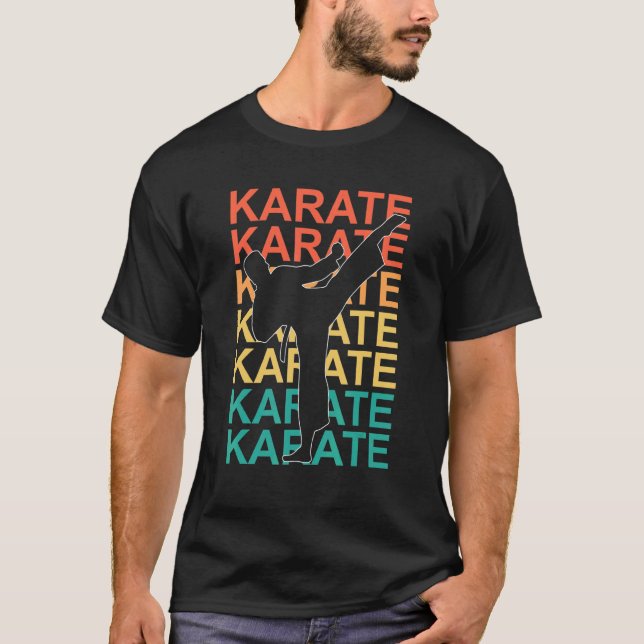 Kick Karate T Shirt (Framsida)