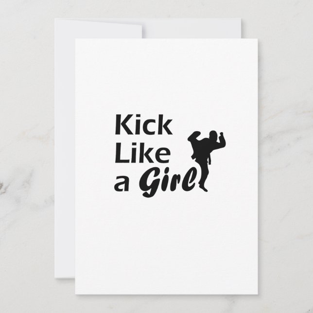 Kick like a Girl Karate Tae Kwon Do Martial Arts (Framsida)
