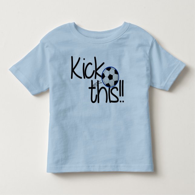 Kick this Småbarn Ringer T-Shirt (Framsida)