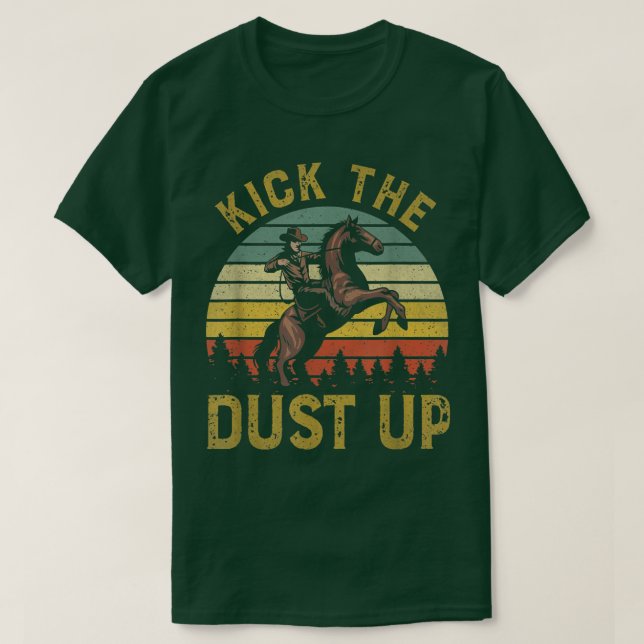 Kick Western Rodeo CowboyMusi Land T Shirt (Design framsida)
