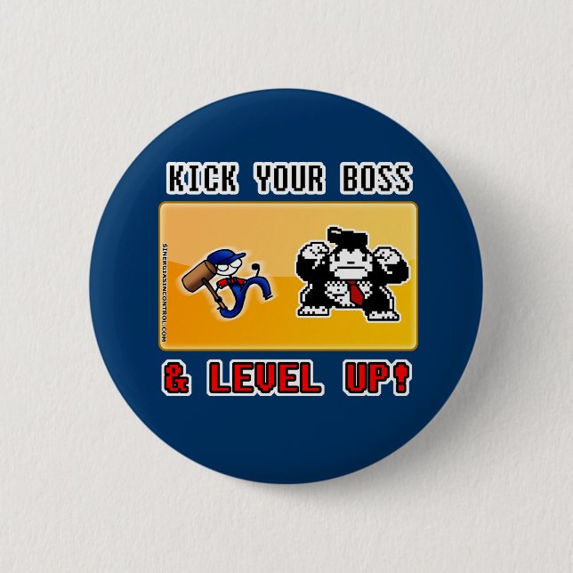 kick your boss & level up! knapp (Framsida)
