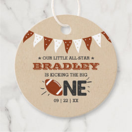 Kicka Big One | Fotboll 1:a födelsedag Gåvor Etiketter