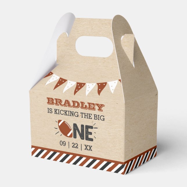 Kicka Big One | Fotboll 1:a födelsedag Presentaskar (Framsidan Sidan)