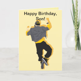 KICKA DET PÅ SON BIRTHDAY-KORT TACK KORT