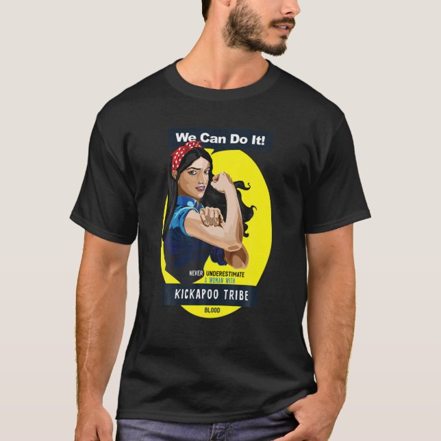 Kickapoo, mexikanska, indiska kvinnor Underes aldr T Shirt (Framsida)