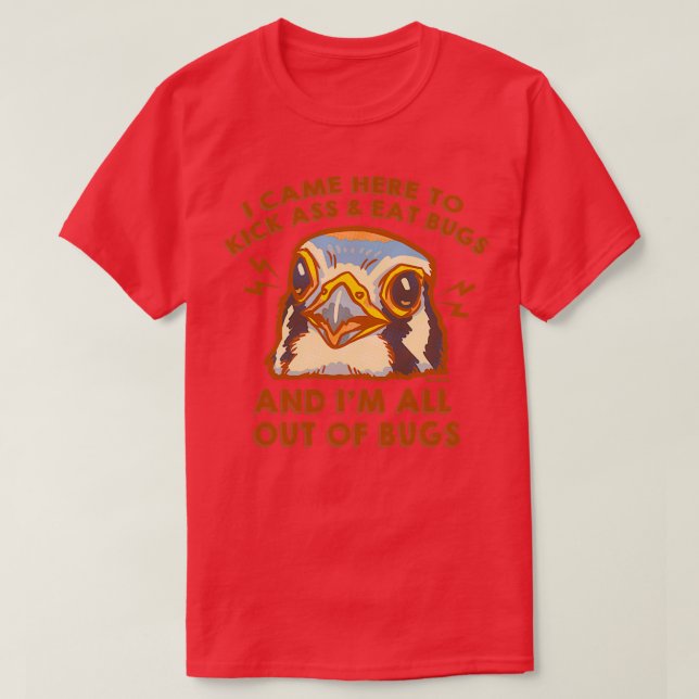 Kickass Kestrel T Shirt (Design framsida)