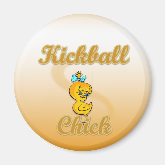 Kickball Chick Magnet (Framsidan)