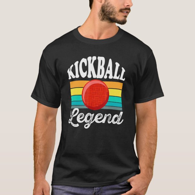Kickball Expert Legend Sports League-sommarteamet  T Shirt (Framsida)