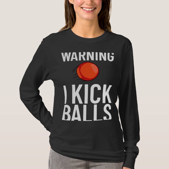 Kickball Game Ball Tournament T Shirt (Framsida)