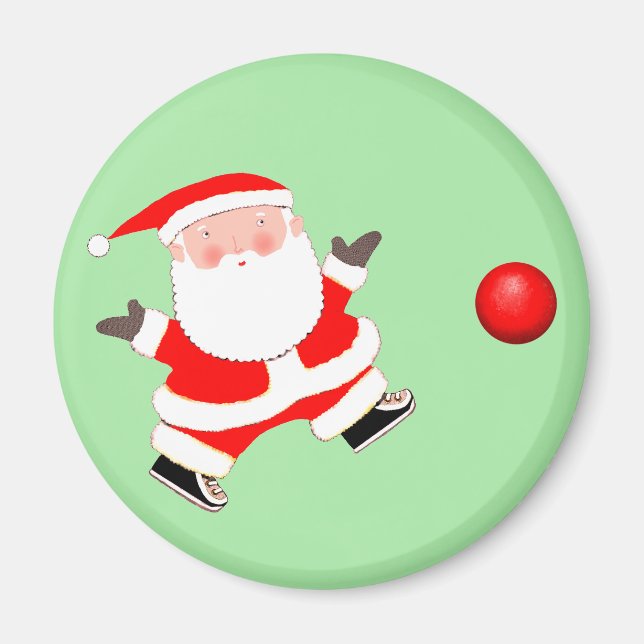Kickball-jul Magnet (Framsidan)