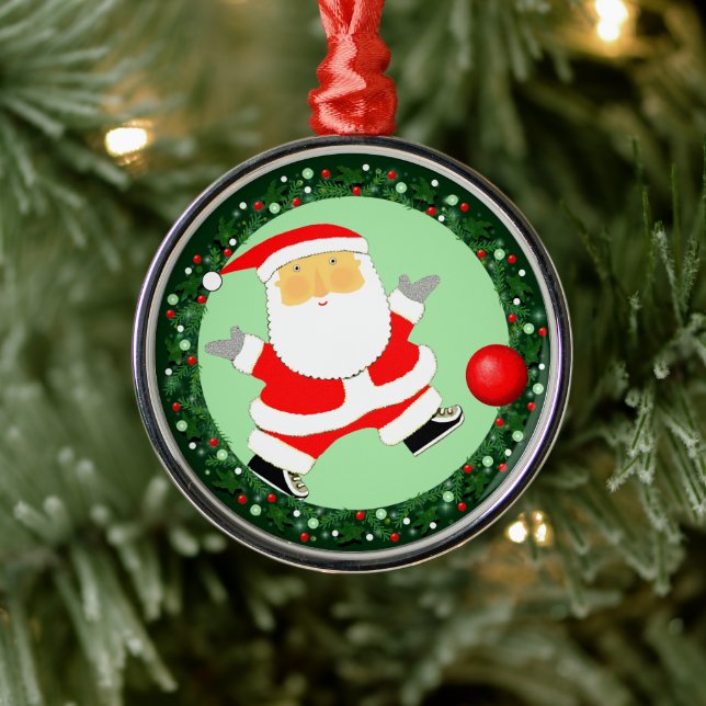 Kickball-julklapp - Samlingsbart keramiskt prydnad Julgransprydnad Metall (Träd)