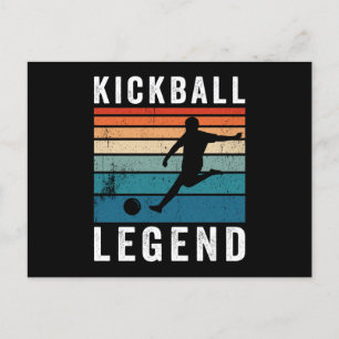 Kickball Legend Helg Vykort