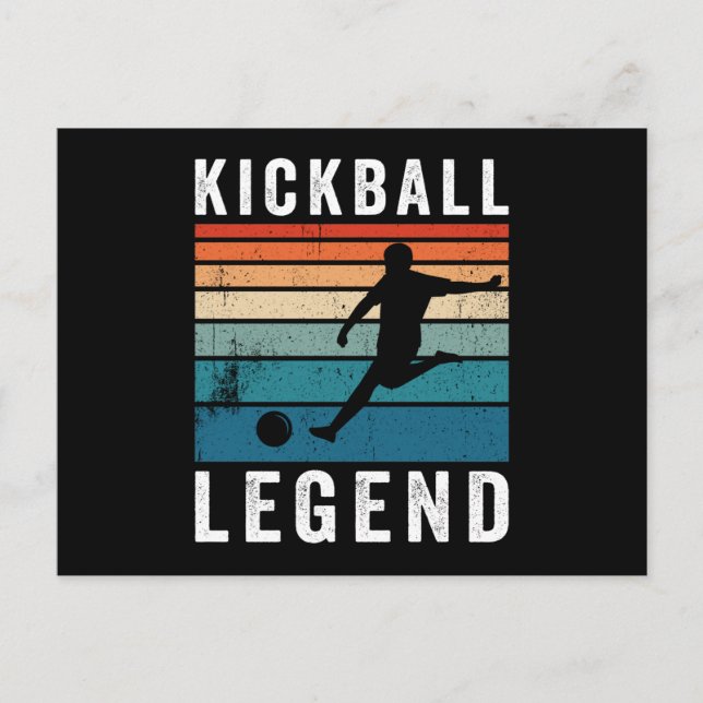 Kickball Legend Helg Vykort (Framsida)
