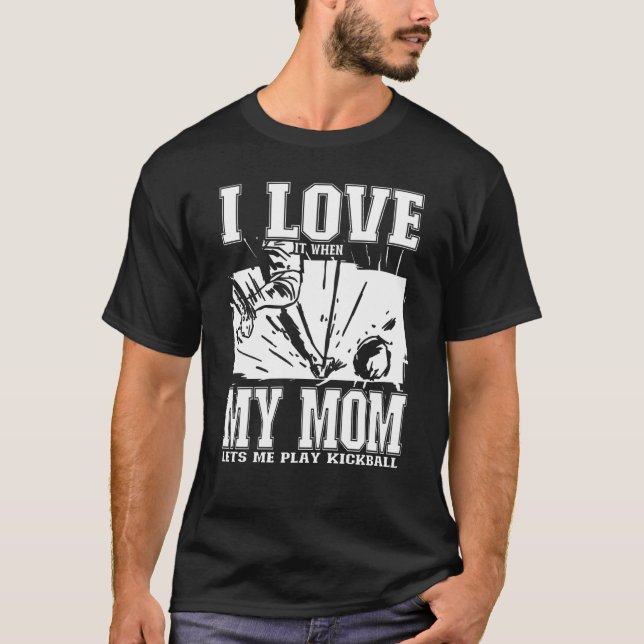 Kickball Player Kids T Shirt (Framsida)